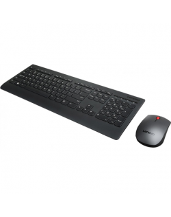 Lenovo Keyboard and Mouse Combo 4X30H56821 Keyboard layout Russian, Wireless, Black/Grey, USB, Wireless connection