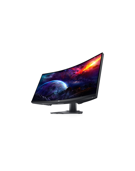 Dell LCD S3422DWG 34 ", VA, WQHD, 3440 x 1440, 21:9, 2 ms, 400 cd/m², Black, HDMI ports quantity 2