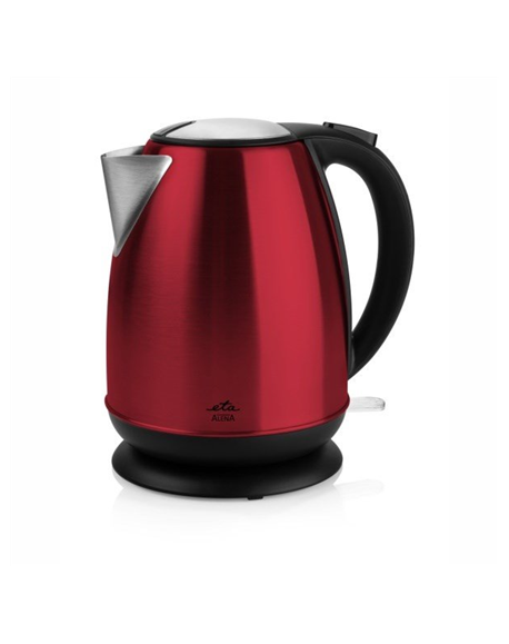 ETA Kettle 359090010 Standard, Stainless steel, Red, 2200 W, 1.7 L, 360° rotational base