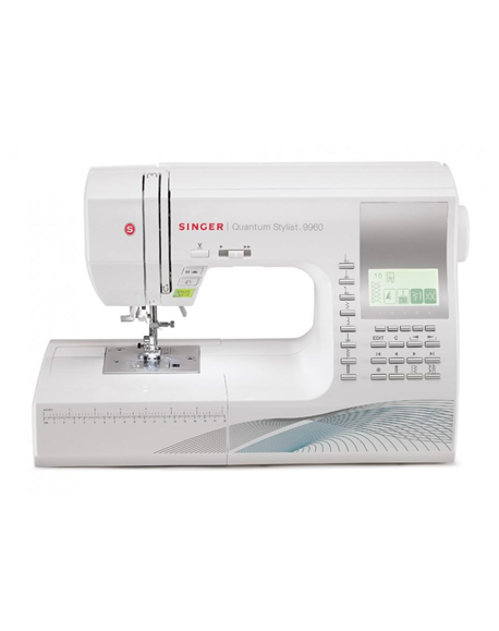 Singer Sewing Machine Quantum Stylist™ 9960 Number of stitches 600, Number of buttonholes 13, White