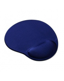 Gembird MP-GEL-B Gel mouse pad with wrist support, blue Blue, Gel mouse pad