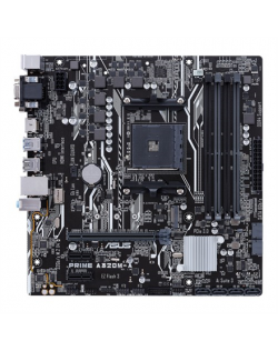 Asus PRIME A320M-A Processor family AMD, Processor socket AM4, DDR4-SDRAM 2133,2400,2666,2933,3200 MHz, Memory slots 4, Supporte