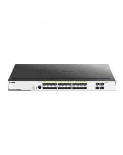D-Link Switch DGS-3000-28XS Managed L2, Rack mountable, SFP ports quantity 24, SFP+ ports quantity 4, Power supply type Redundan