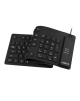 Logilink Flexible waterproof Keyboard USB + PS/2 ID0019A Wired, USB Type A male, German (QWERTZ), Black