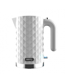 Camry CR 1269 Standard kettle, Plastic, White, 2200 W, 360° rotational base, 1.7 L