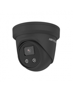 Hikvision IP Dome Camera DS-2CD2346G2-IU Dome, 4 MP, F2.8, IP66, H.265 +, Black, AcuSense / Darkfighter technologies, 256 GB, 10