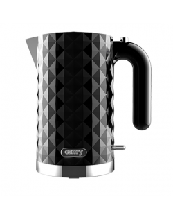 Camry CR 1269 Standard kettle, Plastic, Black, 2200 W, 360° rotational base, 1.7 L