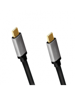 Logilink CUA0106 USB 2.0 Type-C cable USB 2.0 Type-C, This cable is ideal for connecting your external USB-C devices to your PC 