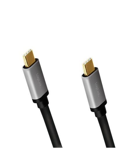 Logilink CUA0106 USB 2.0 Type-C cable USB 2.0 Type-C, This cable is ideal for connecting your external USB-C devices to your PC 