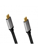 Logilink CUA0106 USB 2.0 Type-C cable USB 2.0 Type-C, This cable is ideal for connecting your external USB-C devices to your PC or notebook via the USB-C port. It enables super fast charging using Power Delivery (PD3 20 V/5 A/100 W) and data transfer at up to 480 Mbps., 1.5 m, USB-C (male), USB-C (male), Black/Grey