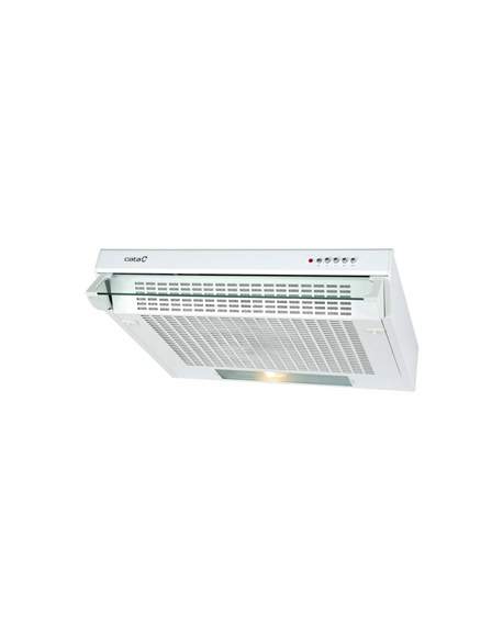 CATA Hood F-2060 Conventional, Energy efficiency class C, Width 60 cm, 195 m³/h, Mechanical control, LED, White