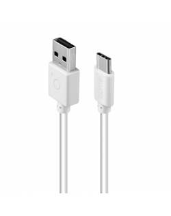 Acme Cable CB1041W 1 m, White, USB A, Type-C
