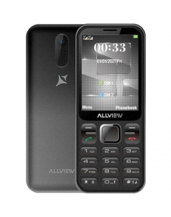 Allview M20 Luna Black, 2.8 ", 240 x 320 pixels, 32 MB, Dual SIM, micro-SIM and nano-SIM, Bluetooth, Built-in camera, Main camer