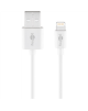 Goobay Lightning USB charging and sync cable 54600 White, USB 2.0 male (type A), Apple Lightnin male (8-pin)