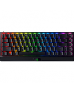 Razer BlackWidow V3 Mini HyperSpeed Mechanical Gaming Keyboard, RGB LED light, QWERTY US International, Wireless, Black, Green S