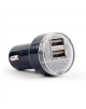 Gembird 2-port USB car charger EG-U2C2A-CAR-02 Black, 2.1 A