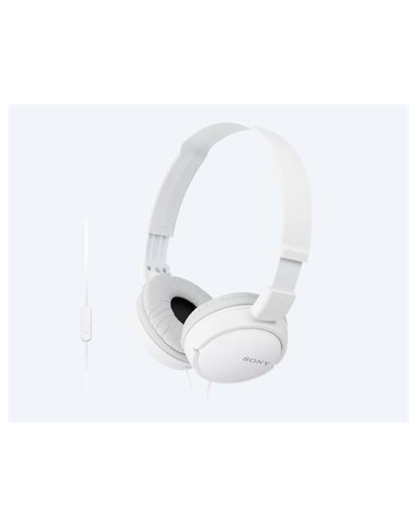 Sony MDR-ZX110APW.CE7 Headband/On-Ear, Microphone, White