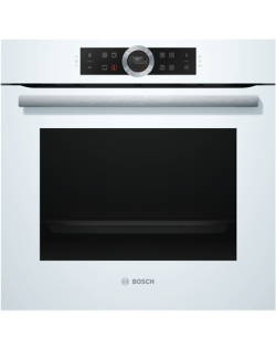 Bosch Oven HBG672BW1S Multifunction, 71 L, White, Pyrolysis, Rotary and electronic, Height 60 cm, Width 60 cm
