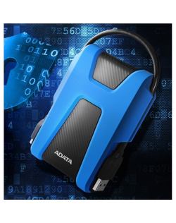 ADATA External Hard Drive HD680 1000 GB, USB 3.1, Blue