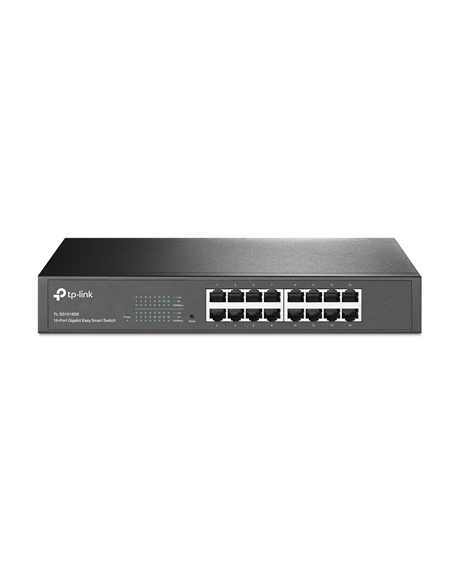 TP-LINK Switch TL-SG1016DE Web Managed, Rack Mountable, 1 Gbps (RJ-45) ports quantity 16