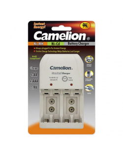 Camelion Plug-In Battery Charger BC-0904S 2x or 4xNi-MH AA/AAA or 1-2x 9V Ni-MH