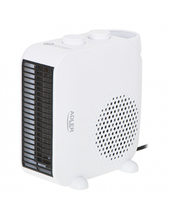 Adler Heater AD 7725w Fan heater, 2000 W, Number of power levels 2, White