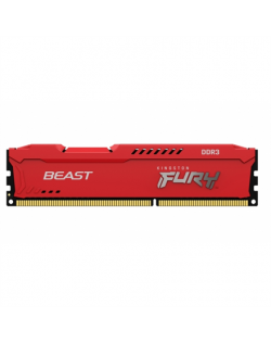 Kingston Fury Beast 8 GB, DDR3, 1600 MHz, PC/server, Registered No, ECC No, Red