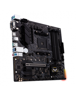 Asus TUF GAMING A520M-PLUS Processor family AMD, Processor socket AM4, DDR4, Memory slots 4, Supported hard disk drive interface