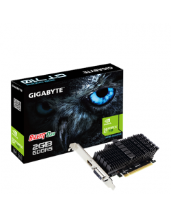 Gigabyte Low Profile NVIDIA, 2 GB, GeForce GT 710, GDDR5, PCI Express 2.0, Processor frequency 954 MHz, HDMI ports quantity 1, M