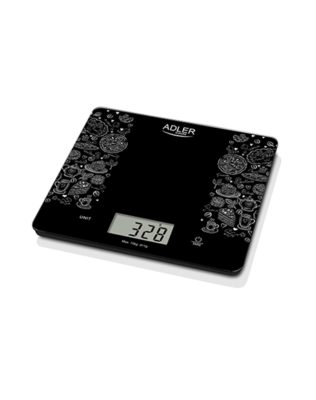 Adler Kitchen scales AD 3171 Maximum weight (capacity) 10 kg, Graduation 1 g, Display type LCD, Black