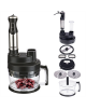 Camry Blender CR 4623 Hand Blender, 1600 W, Number of speeds Variable, Turbo mode, Chopper, Ice crushing, Black