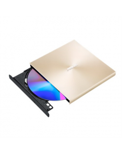 Asus ZenDrive U9M Interface USB 2.0, DVD±RW, CD read speed 24 x, CD write speed 24 x, Gold