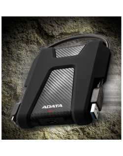 ADATA External Hard Drive HD680 1000 GB, USB 3.1, Black