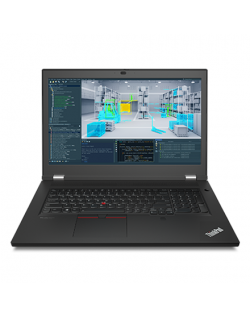 Lenovo ThinkPad P17 (Gen 2) 2x Thunderbolt 4 / USB4 40Gbps (support data transfer, Power Delivery 3.0 and DisplayPort 1.4a), Bla
