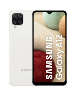 Samsung Galaxy A12 White, 6.5 ", PLS TFT LCD, 720 x 1600, Mediatek MT6765 Helio P35, Internal RAM 3 GB, 32 GB, MicroSD, Dual SIM