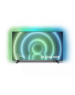 Philips 55PUS7906/12 Smart TV, Android TV 10 (Q), 4K UHD HDR, 3840 x 2160, Wi-Fi, DVB-T/T2/T2-HD/C/S/S2, Black, 55 "