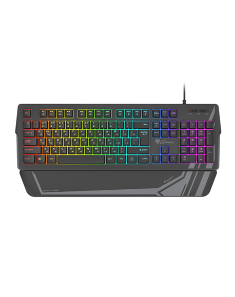 Genesis Rhod 350 RGB Gaming keyboard, RGB LED light, RU, Black, Wired