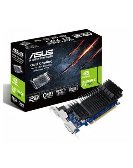 Asus GF GT730-SL-2GD5-BRK NVIDIA, 2 GB, GeForce GT 730, GDDR5, Memory clock speed 5010 MHz, PCI Express 2.0, HDMI ports quantity