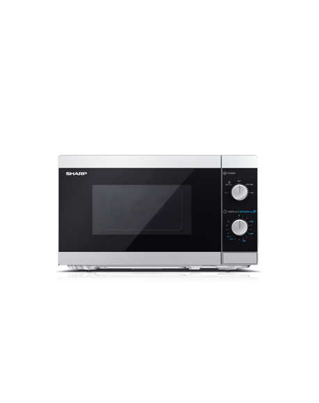 Sharp Microwave Oven YC-MS01E-S Free standing, 20 L, 800 W, Silver