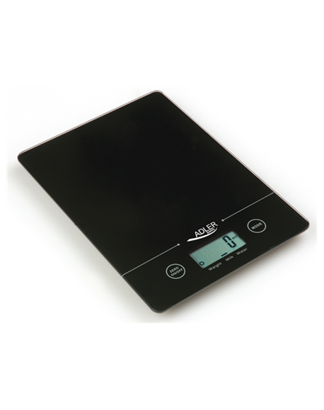 Adler Kitchen scales Adler AD 3138 Maximum weight (capacity) 5 kg, Graduation 1 g, Display type LCD, Black