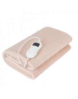 Camry Electric blanket CR 7423 Number of heating levels 8, Number of persons 1, Washable, Coral fleece, 60 W, Beige