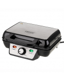 Camry Waffle Maker CR 3046 1600 W, Number of pastry 2, Belgium, Black/Stainless Steel