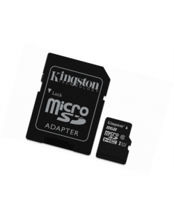 Kingston Industrial Temperature UHS-I U1 8 GB, MicroSDHC, Flash memory class 10, SD Adapter