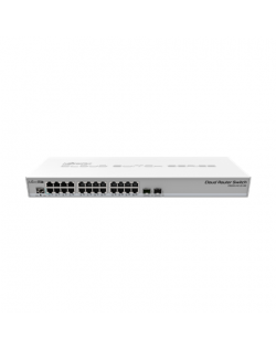 MikroTik Cloud Router Switch CRS326-24G-2S+RM Managed L3, Rack mountable, 1 Gbps (RJ-45) ports quantity 24, SFP+ ports quantity 