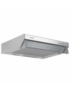 CATA Hood F-2060 X/L Conventional, Energy efficiency class C, Width 60 cm, 195 m³/h, Mechanical control, LED E-14, Inox