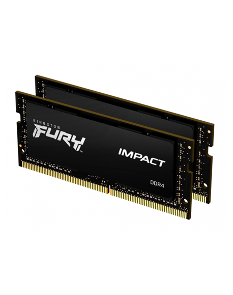 Kingston Fury Impact 16 GB, SODIMM, 3200 MHz, Notebook, Registered No, ECC No, 2x8 GB