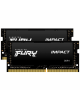 Kingston Fury Impact 16 GB, SODIMM, 3200 MHz, Notebook, Registered No, ECC No, 2x8 GB