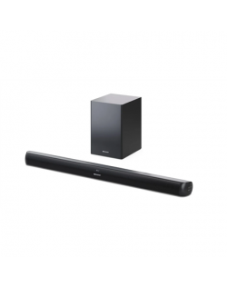 Sharp HT-SBW202 2.1 Soundbar with Wireless Subwoofer for TV above 40", HDMI ARC/CEC, Aux-in, Optical, Bluetooth, 92cm, Black