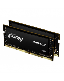 Kingston Fury Impact 16 GB, SODIMM, 2666 MHz, Notebook, Registered No, ECC No, 2x8 GB