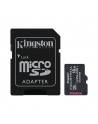 Kingston UHS-I 16 GB, microSDHC/SDXC Industrial Card, Flash memory class Class 10, UHS-I, U3, V30, A1, SD Adapter